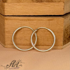 Сребърни обеци халки 2 см. E-615 Сребърни обеци халки 2 см. E-615